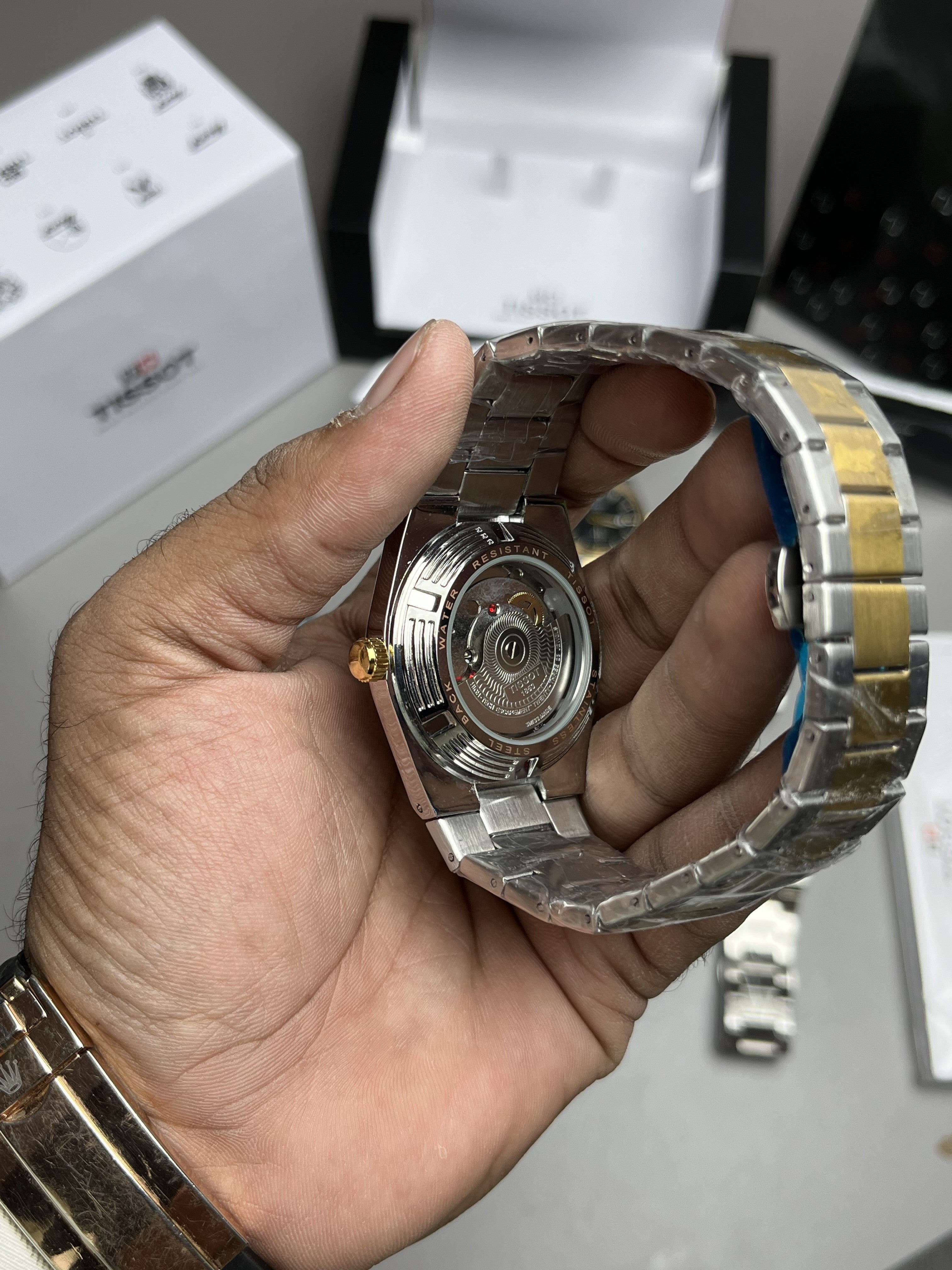 Tissot Prx open back