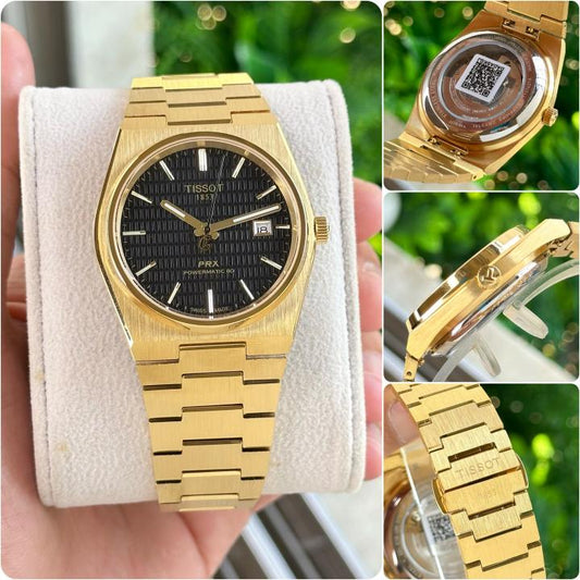 Tissot Prx Gold black Automatic