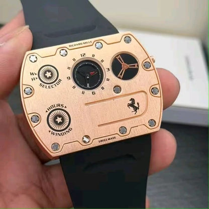 Richard Mile Ferrari addition Black Rose gold